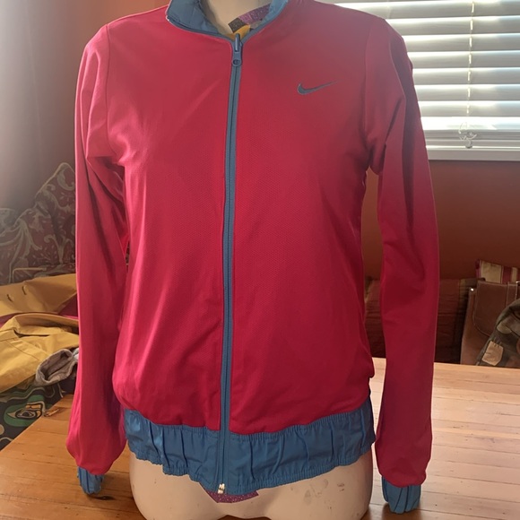 Reversible, blue and pink Nikes windbreaker from the 90s - Picture 5 of 6
